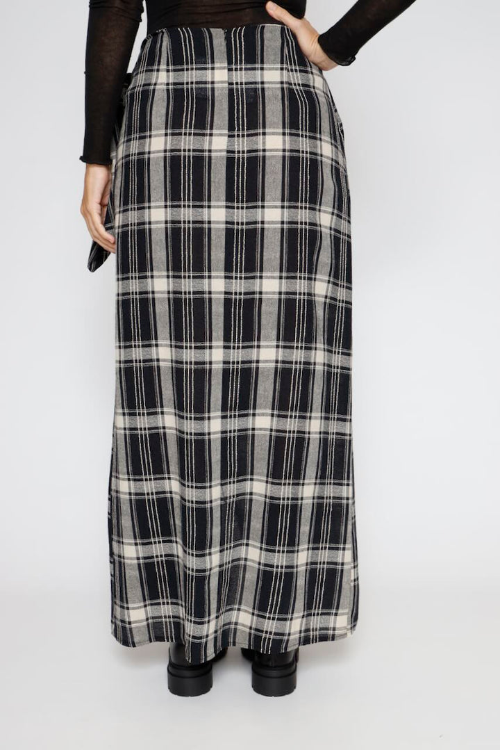 FALDA I254110-AZUL/BEIGE