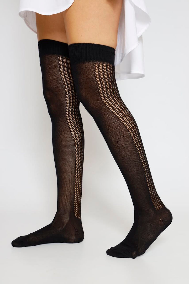 MEDIAS LONGUETTE PARIGINAU-NEGRO