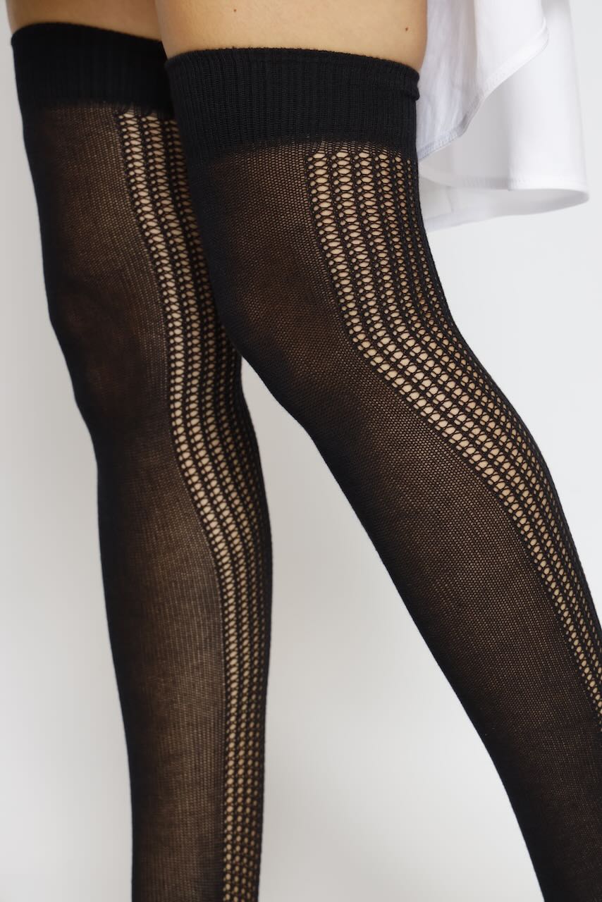 MEDIAS LONGUETTE PARIGINAU-NEGRO