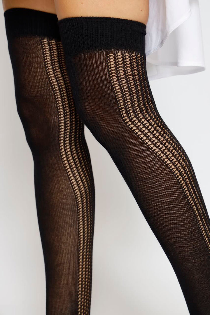 MEDIAS LONGUETTE PARIGINAU-NEGRO