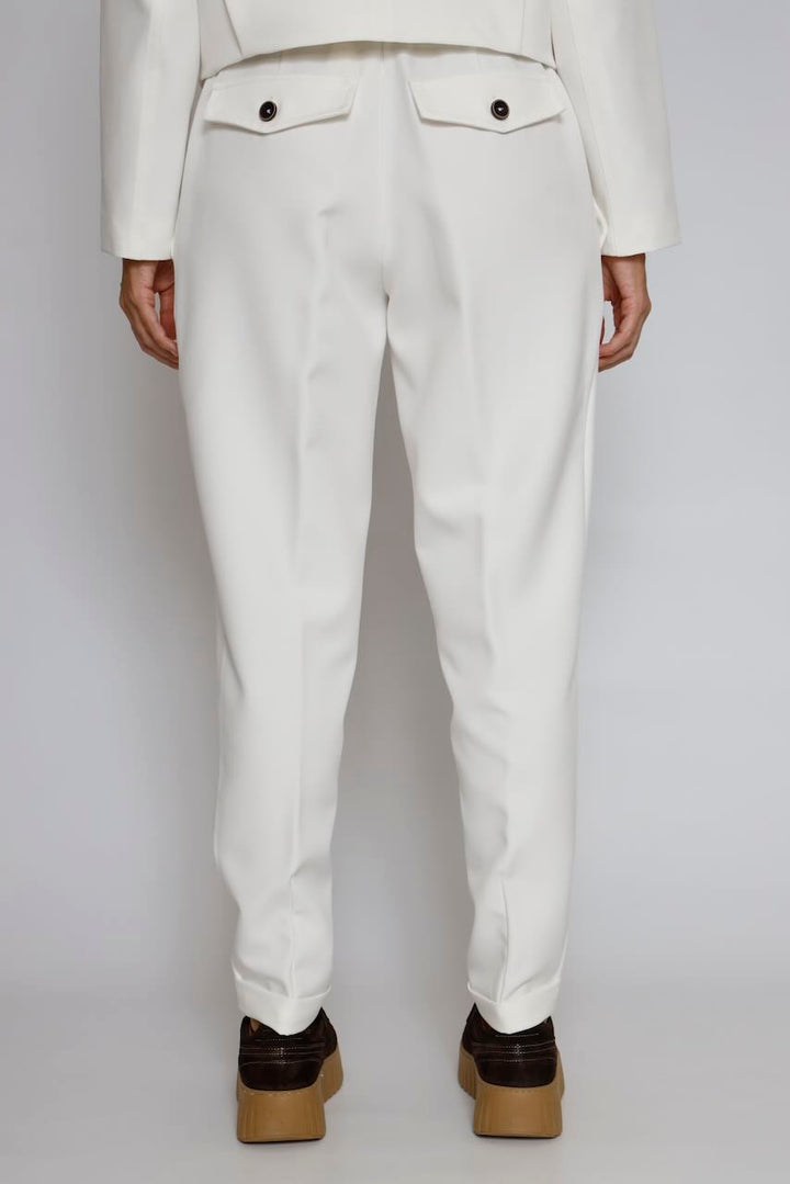 PANTALÓN CON CINTURILLA ELÁSTICA 54-5091-BLANCO