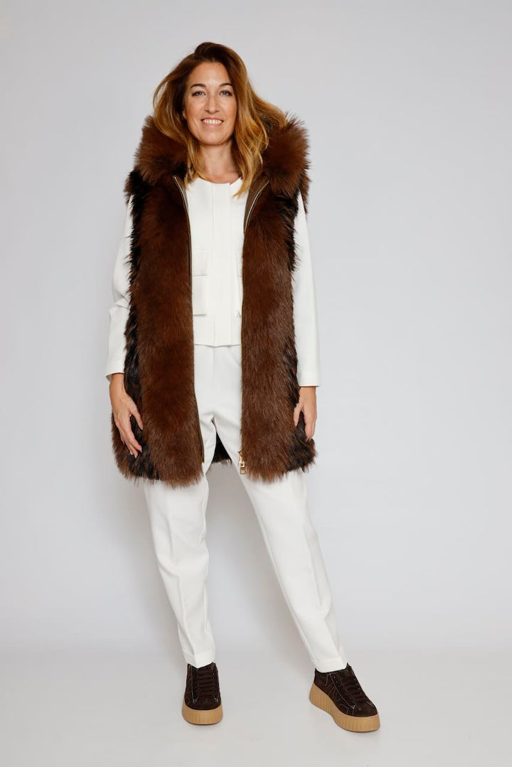 CHALECO WC4006O44501-MARRON