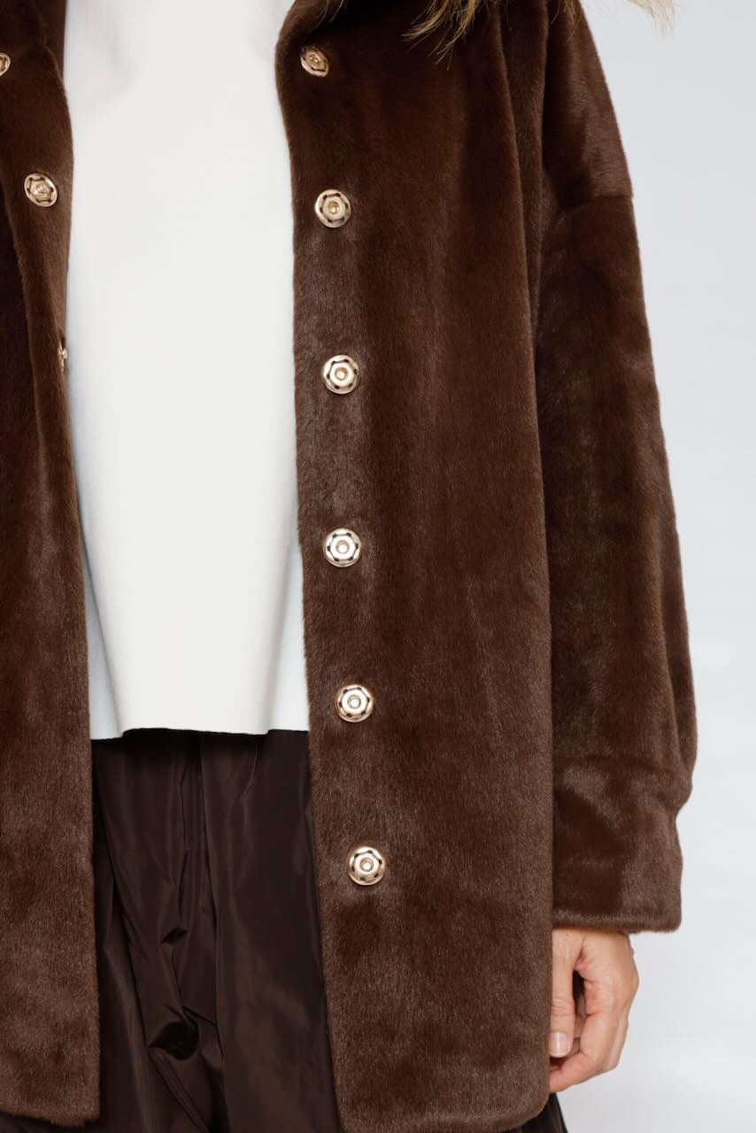 CHAQUETA CAPA BY09111-MARRON