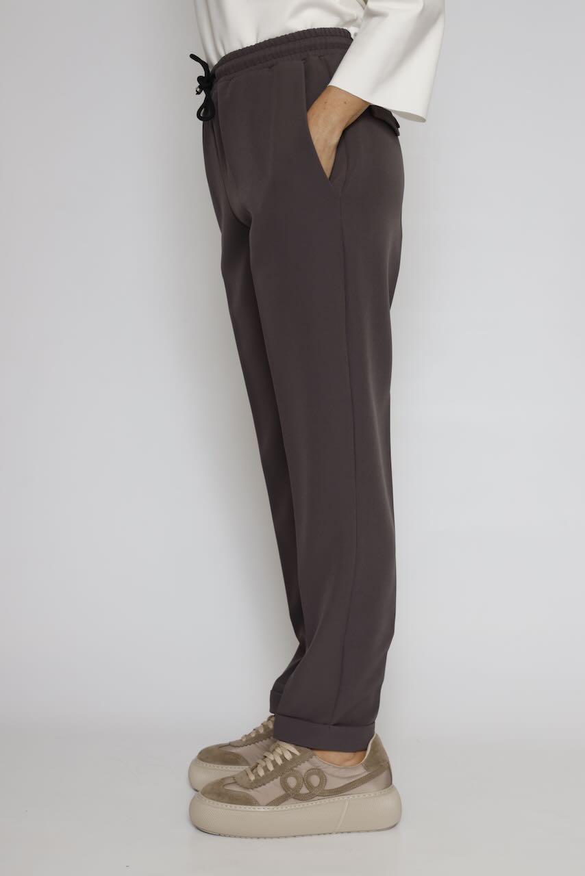 PANTALONES CON CINTURILLA ELÁSTICA 54-5091-TAUPE