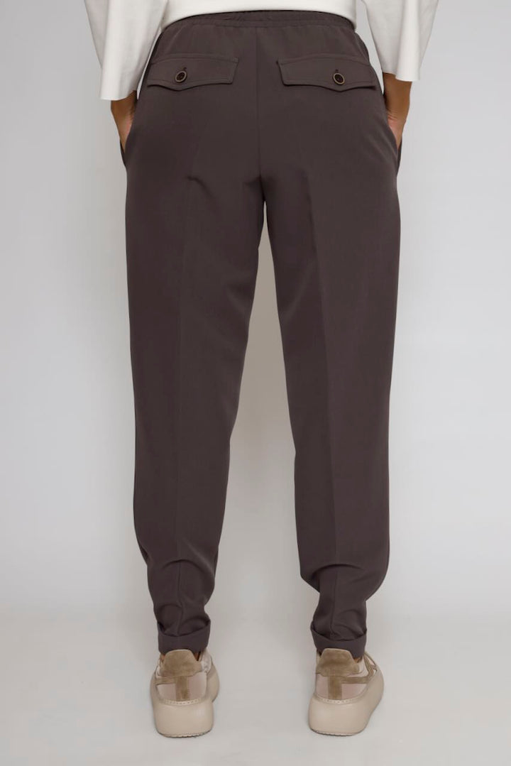 PANTALONES CON CINTURILLA ELÁSTICA 54-5091-TAUPE