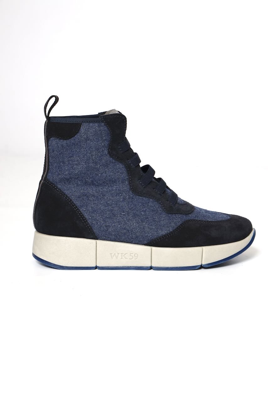 ZAPATILLA ABOTINADA 27076-MARINO