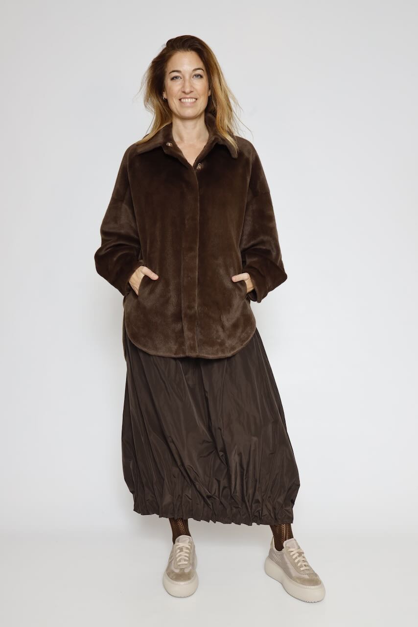 FALDA A5UC0422-MARRON