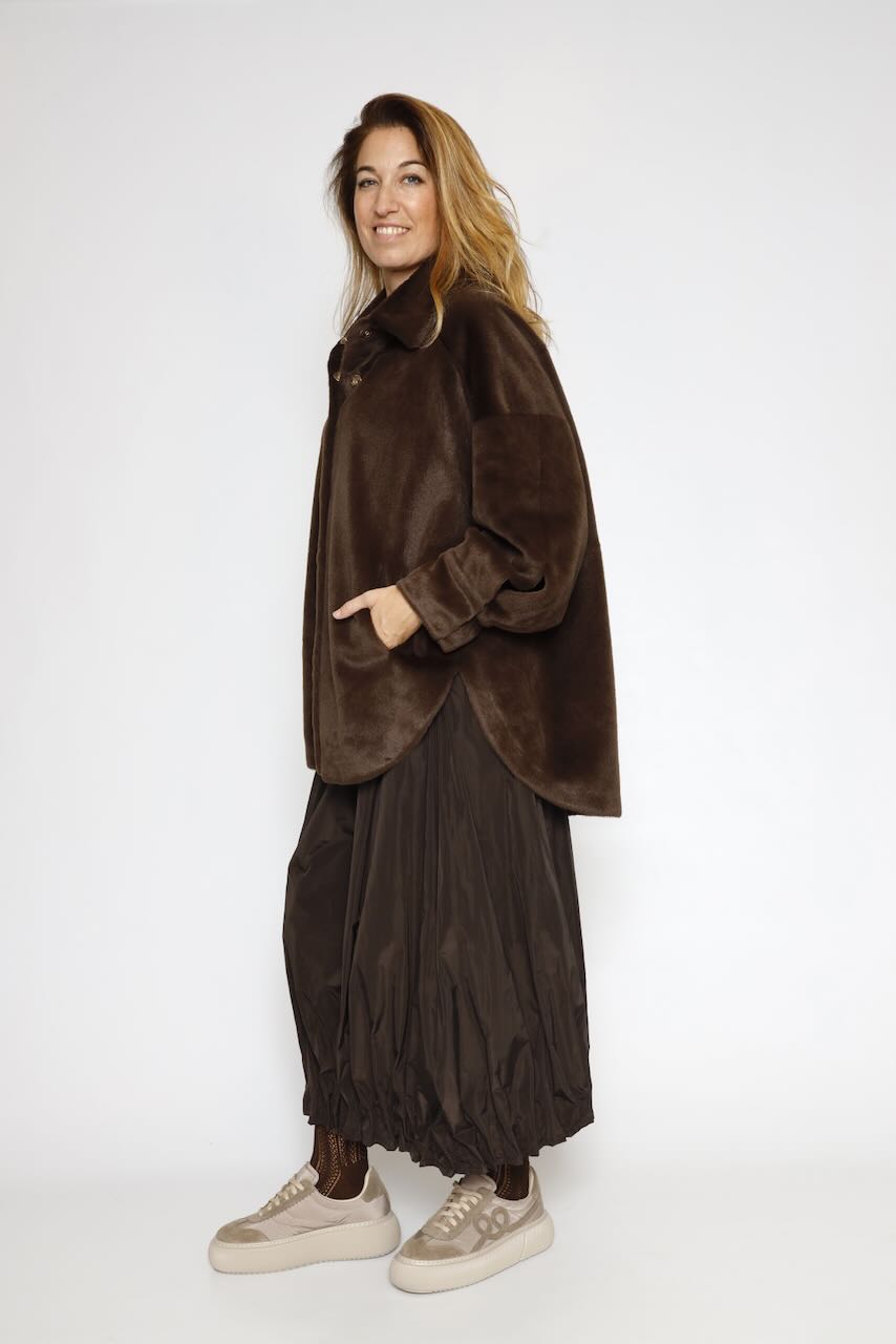 CHAQUETA CAPA BY09111-MARRON