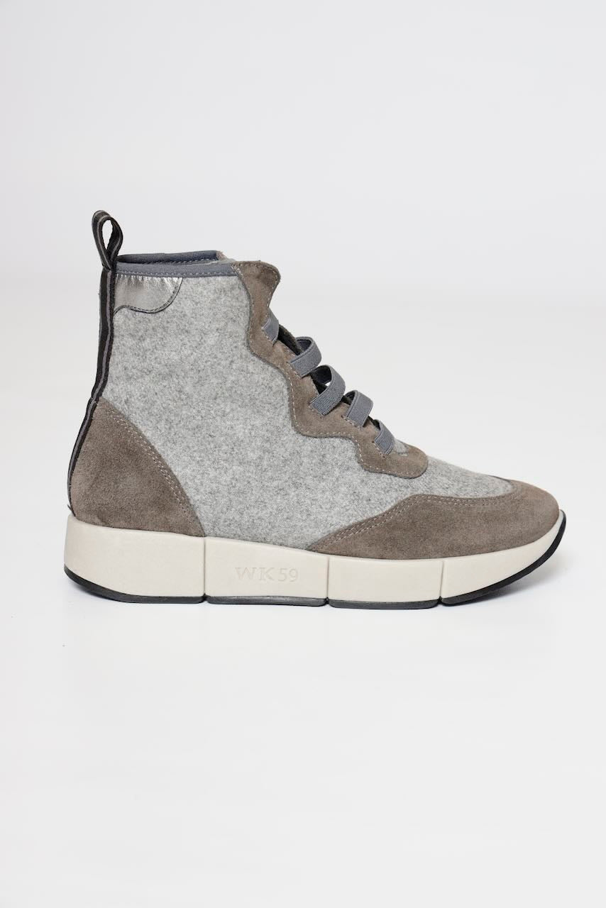 ZAPATILLA ABOTINADA 27076-GRIS