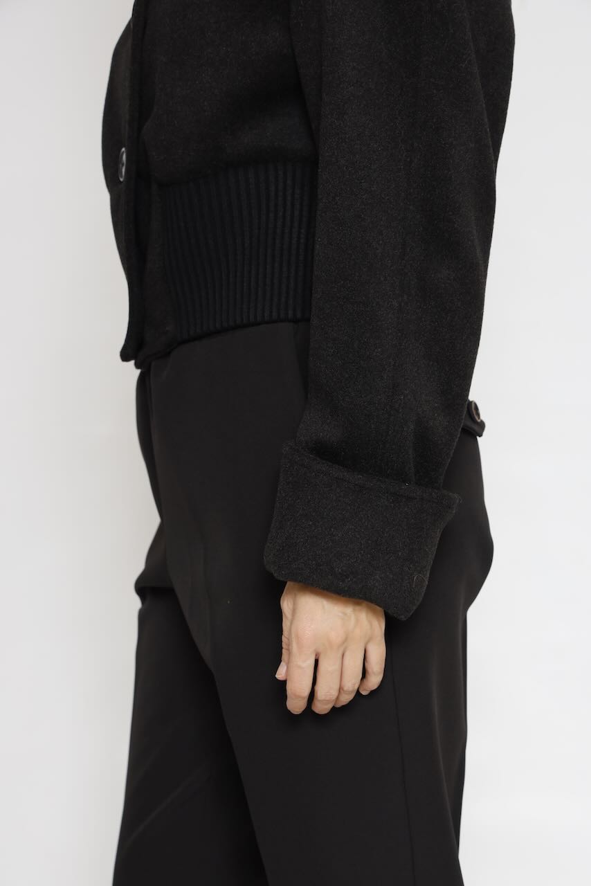 CHAQUETA CORTA 54-1051-NEGRO