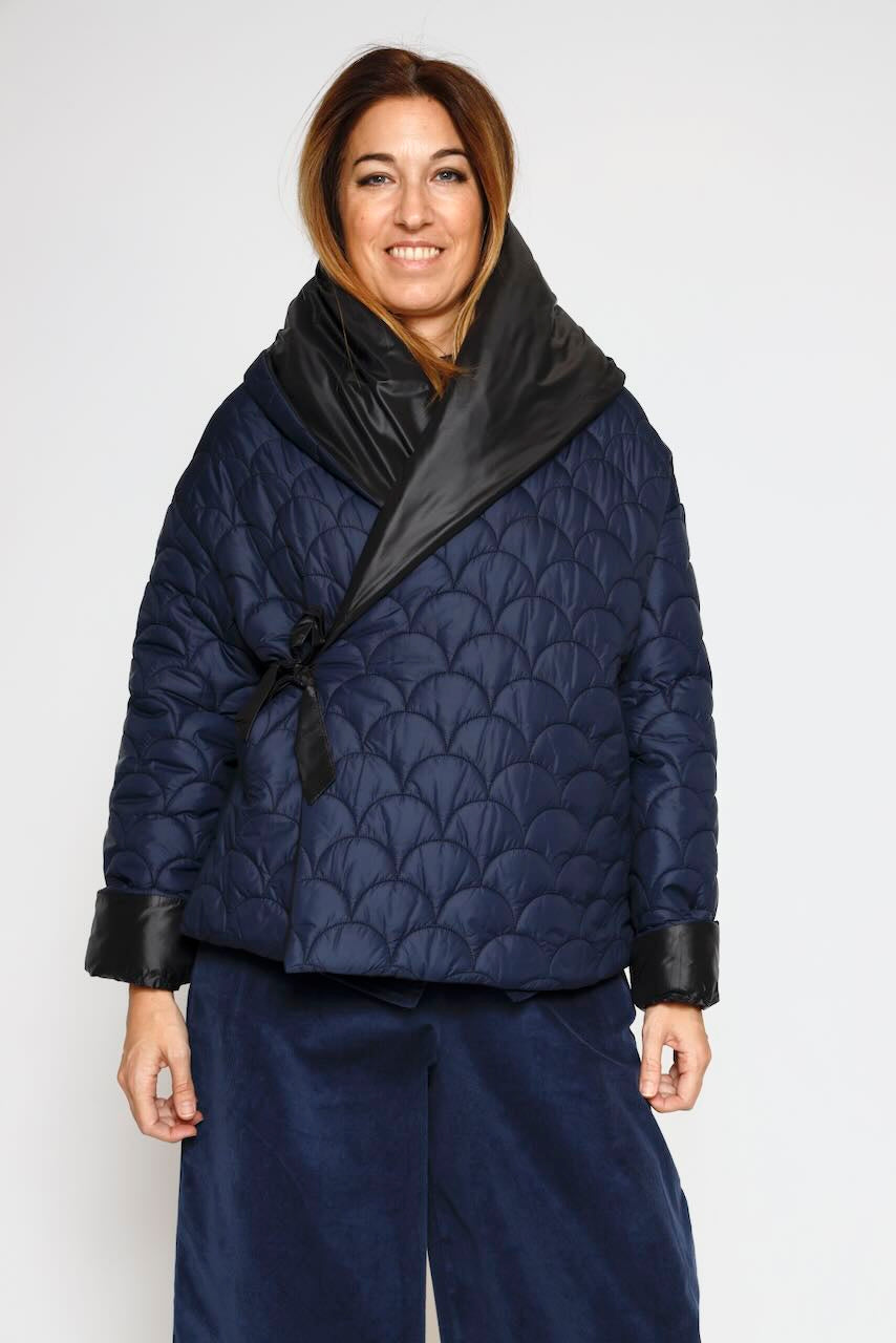 CHAQUETA REVERSIBLE A5BM5923-NEGRO/MARINO