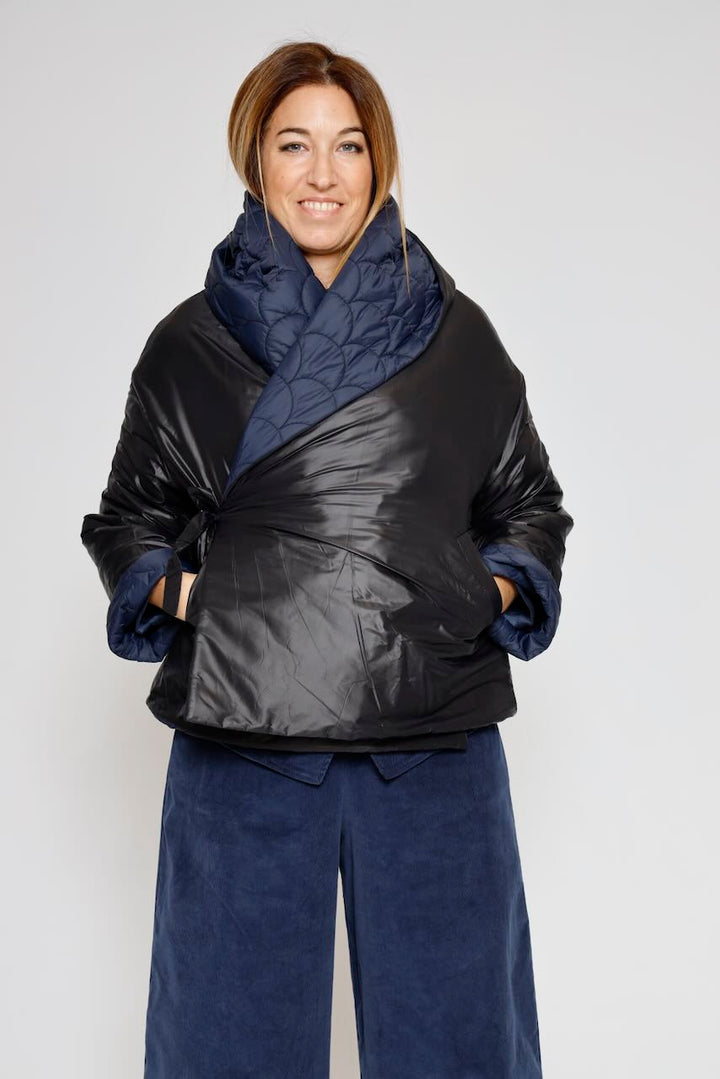 CHAQUETA REVERSIBLE A5BM5923-NEGRO/MARINO