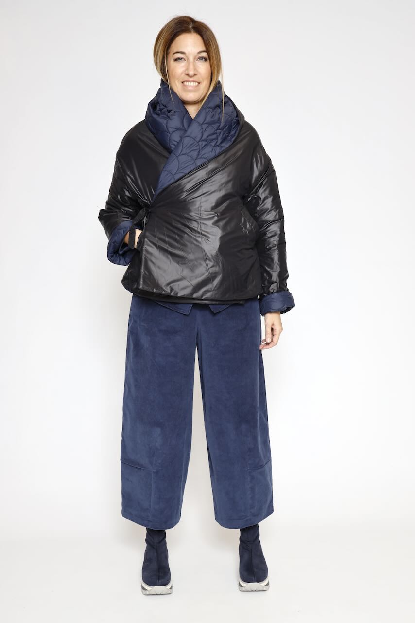 CHAQUETA REVERSIBLE A5BM5923-NEGRO/MARINO