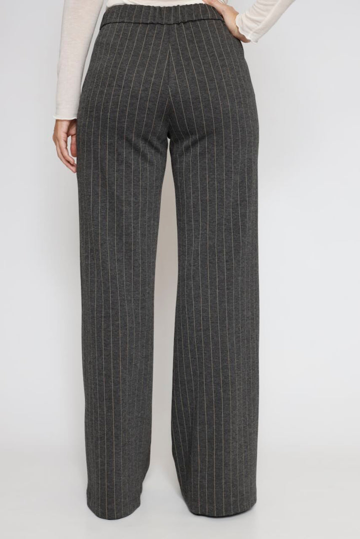 PANTALONES DE RAYAS 54-5073-CAMEL/GRIS