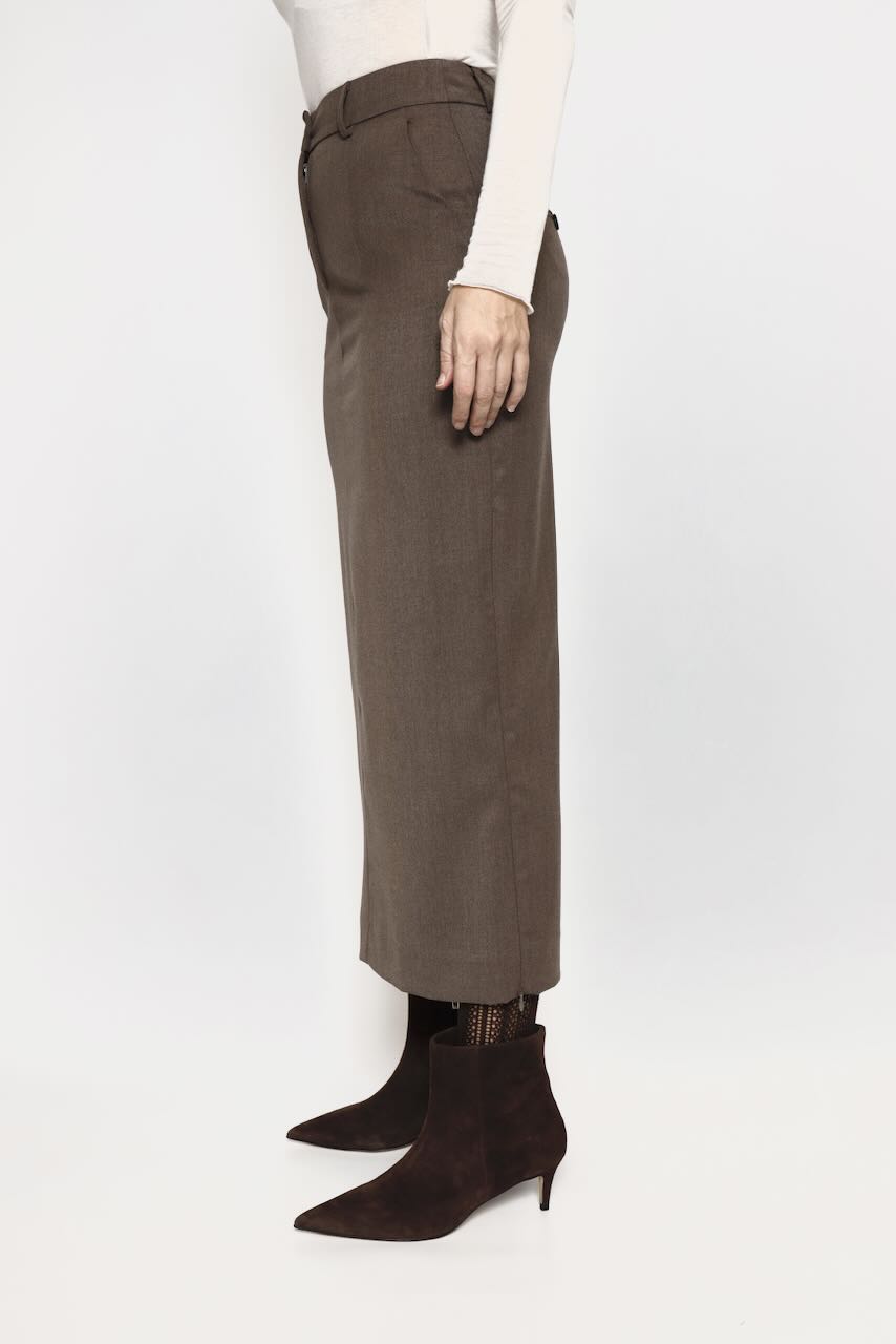 Falda lápiz midi 54-6034-CAFE