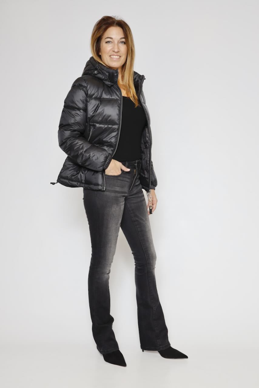 CHAQUETA ACOLCHADA M49491-NEGRO