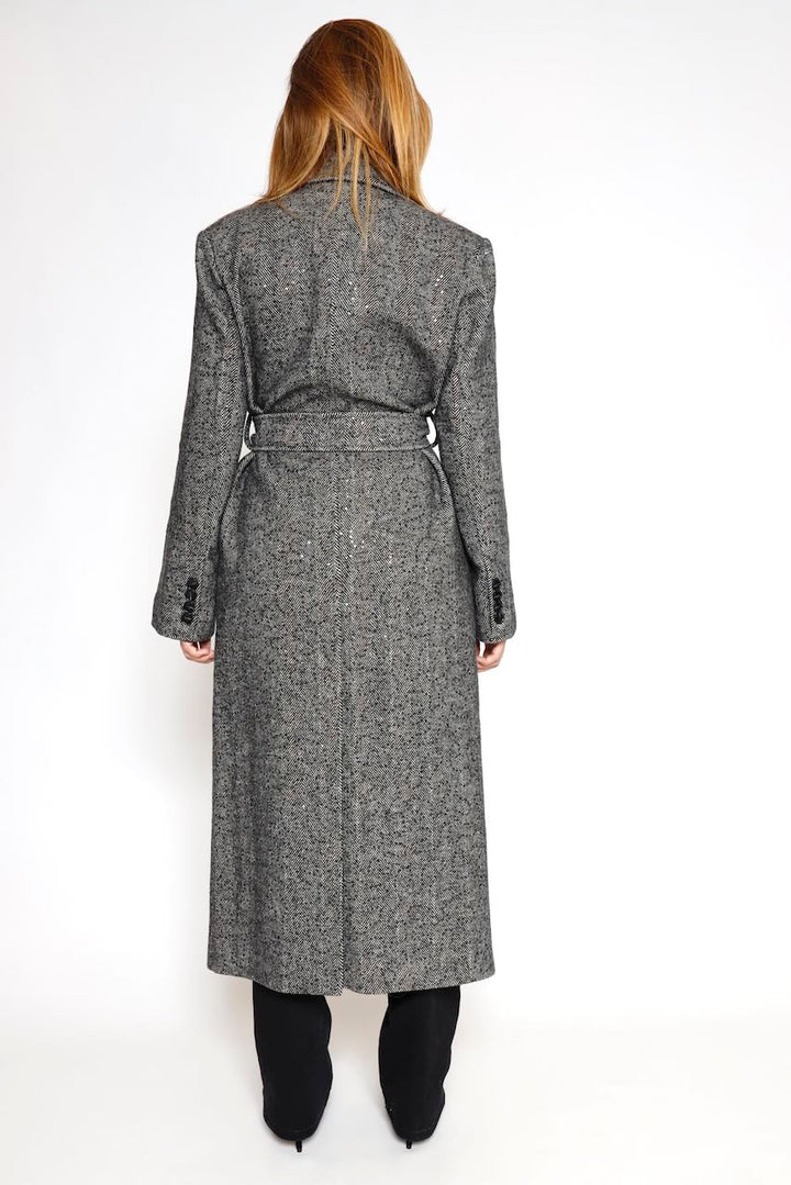 ABRIGO JASPEADO 54-9006-NEGRO