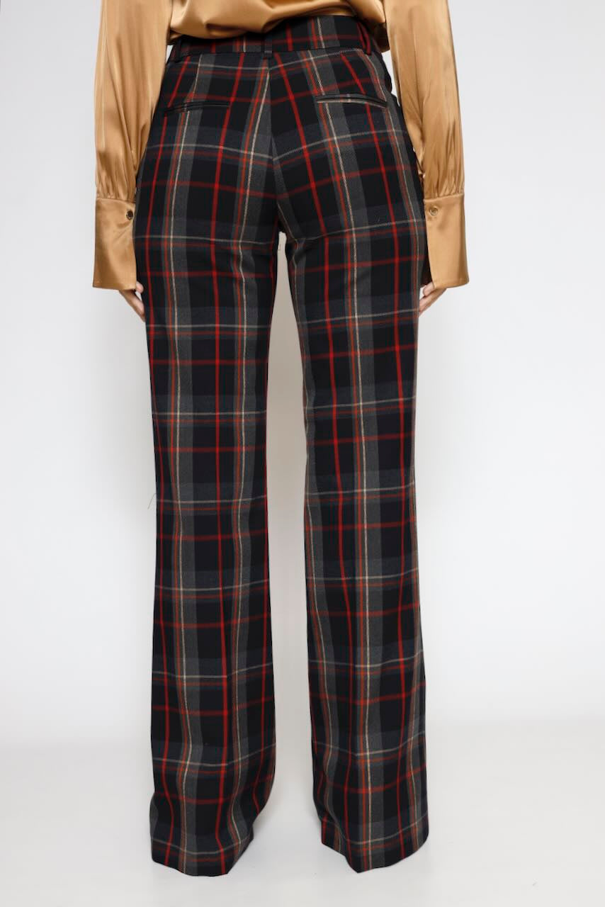 PANTALÓN WVA003W45995-ROJO/NEGRO