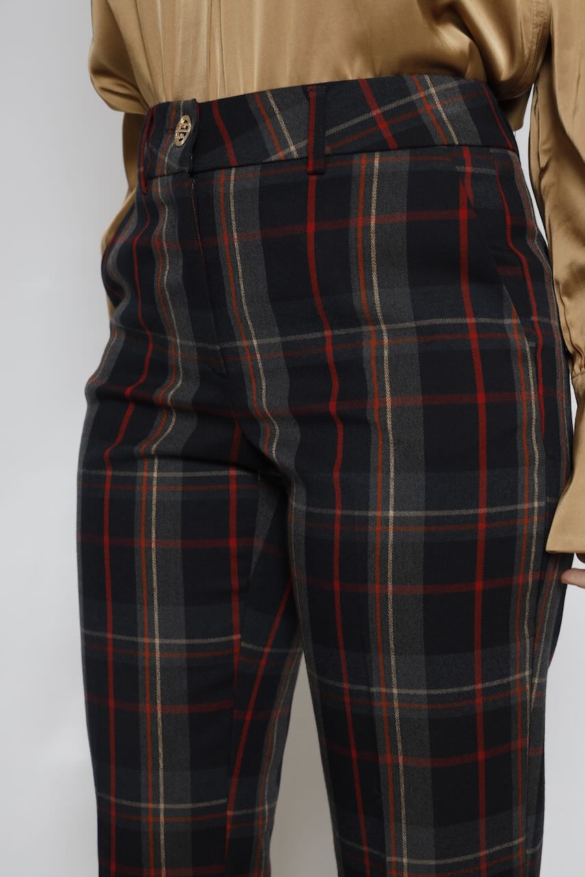 PANTALÓN WVA003W45995-ROJO/NEGRO