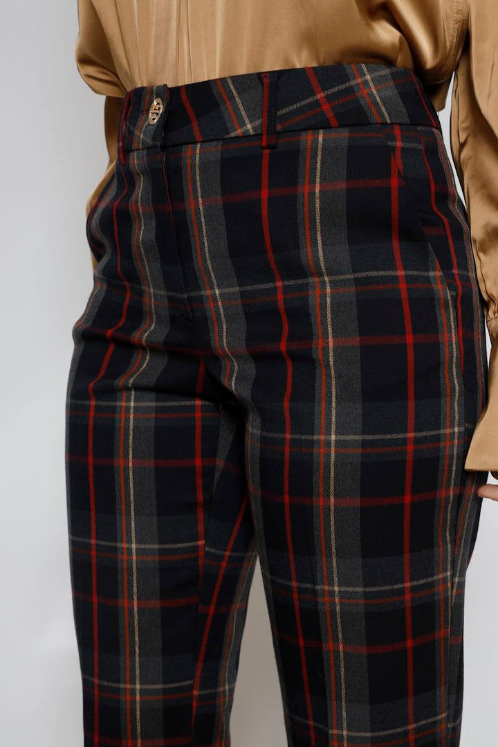 PANTALÓN WVA003W45995-ROJO/NEGRO