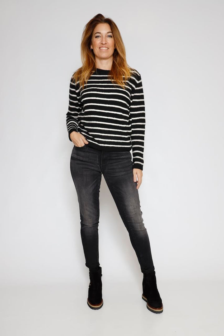 JERSEY A25IT508-BLANCO/NEGRO