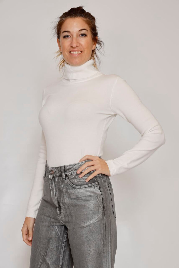 JERSEY M74492502-LATTE