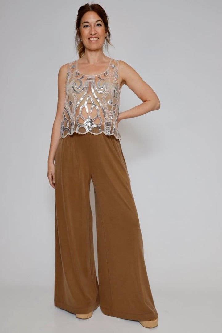 PANTALÓN 63-5095-CHOCOLATE