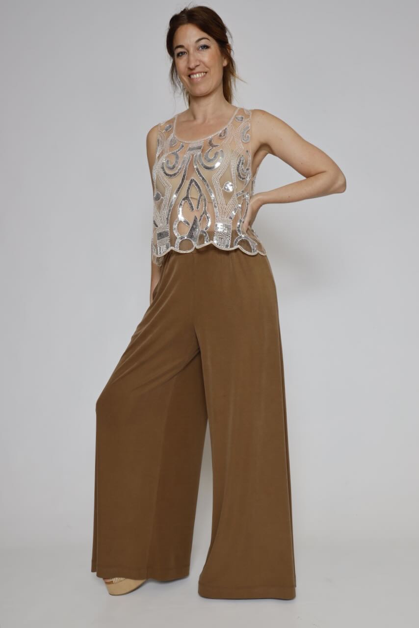 PANTALÓN 63-5095-CHOCOLATE