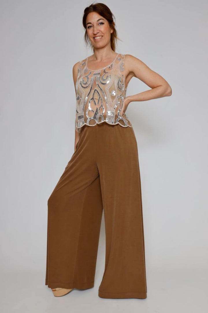 PANTALÓN 63-5095-CHOCOLATE