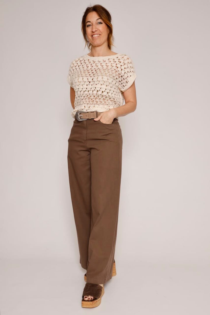 PANTALÓN P26AP210-MARRON