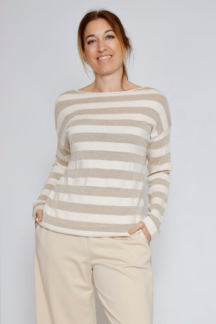 JERSEY P26MS507-BEIGE/LATTE