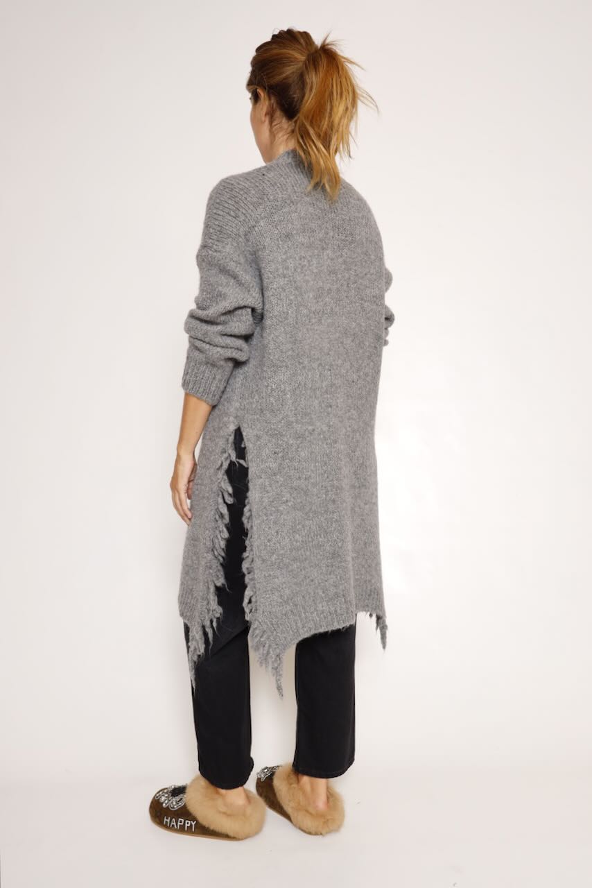 CÁRDIGAN PUNTO GRIS 62P83236
