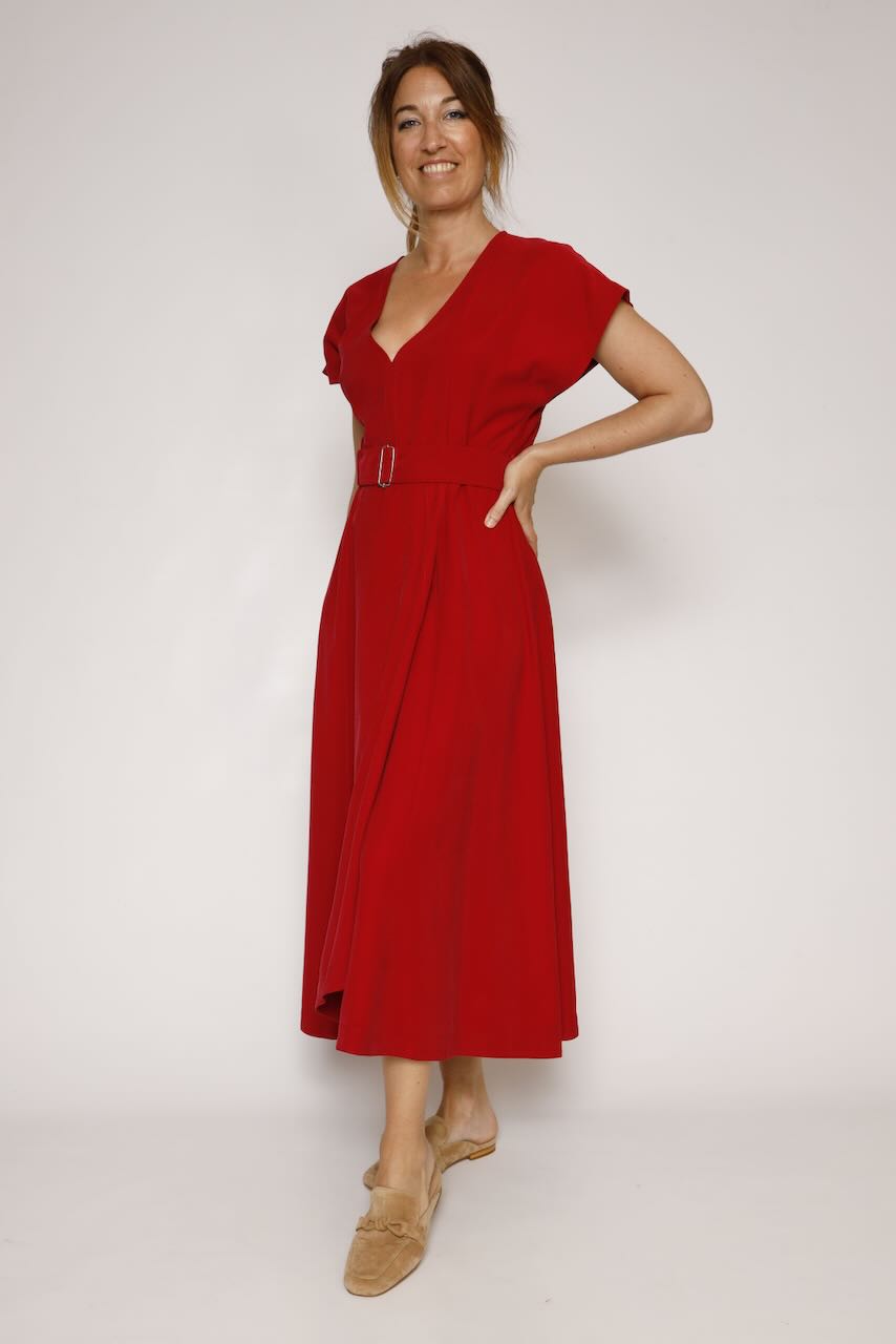 VESTIDO 63-3002-ROJO