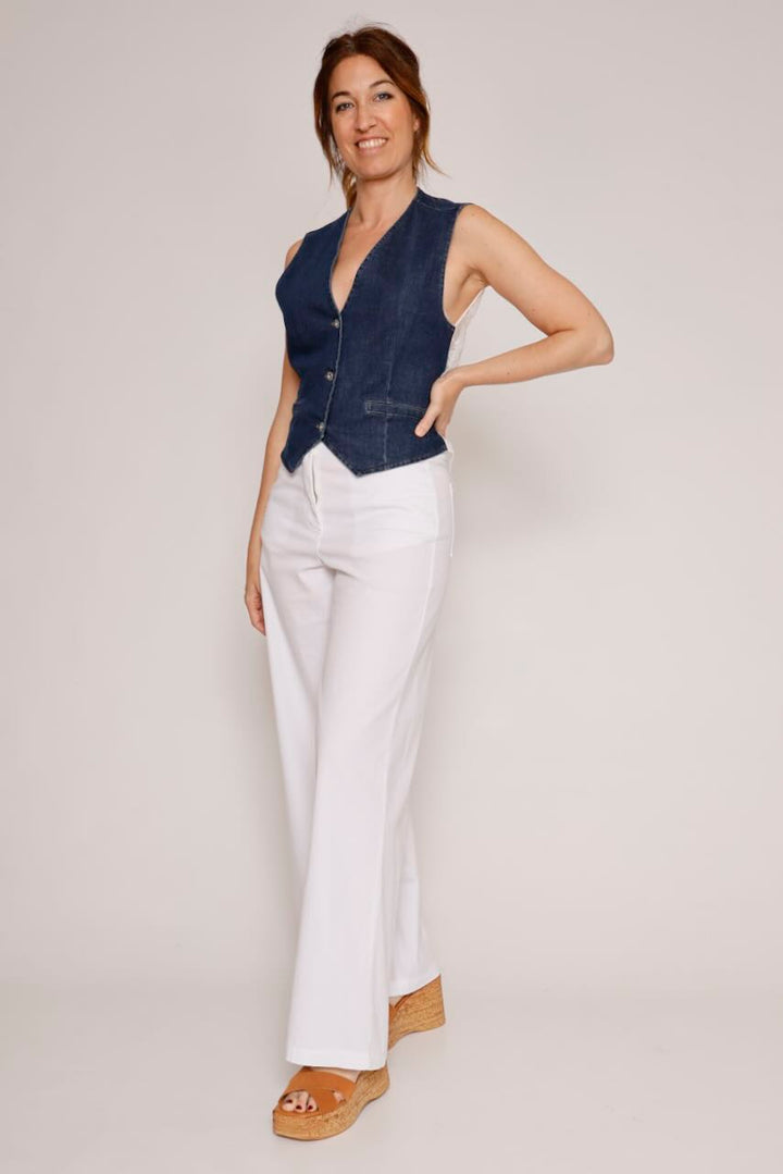 PANTALÓN P26AP210-BLANCO