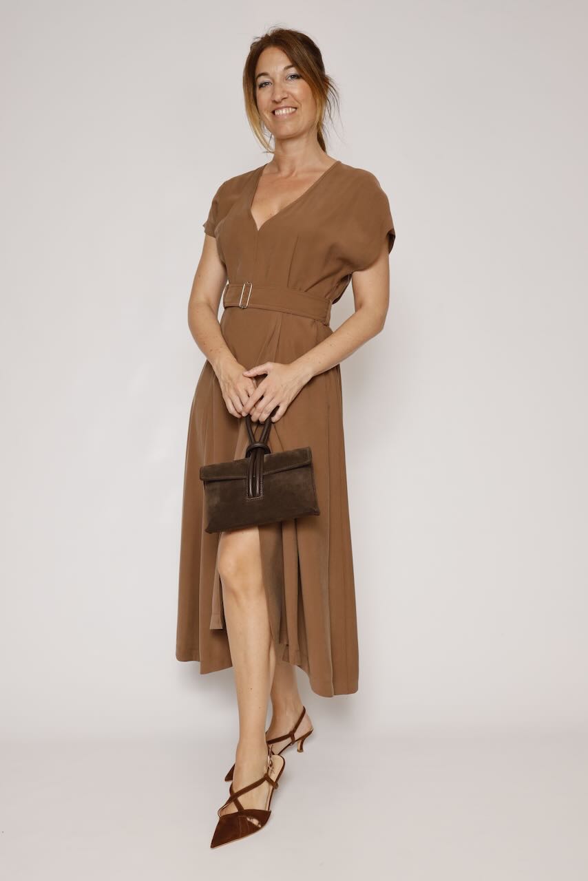 VESTIDO 63-3002-MARRON