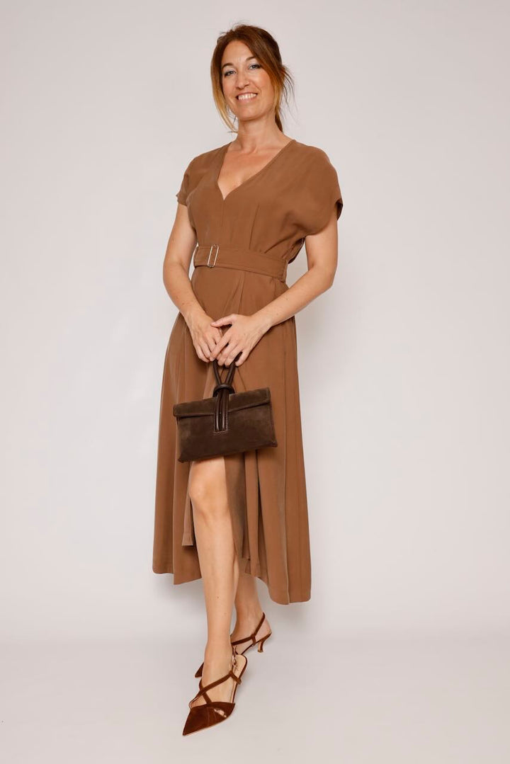 VESTIDO 63-3002-MARRON