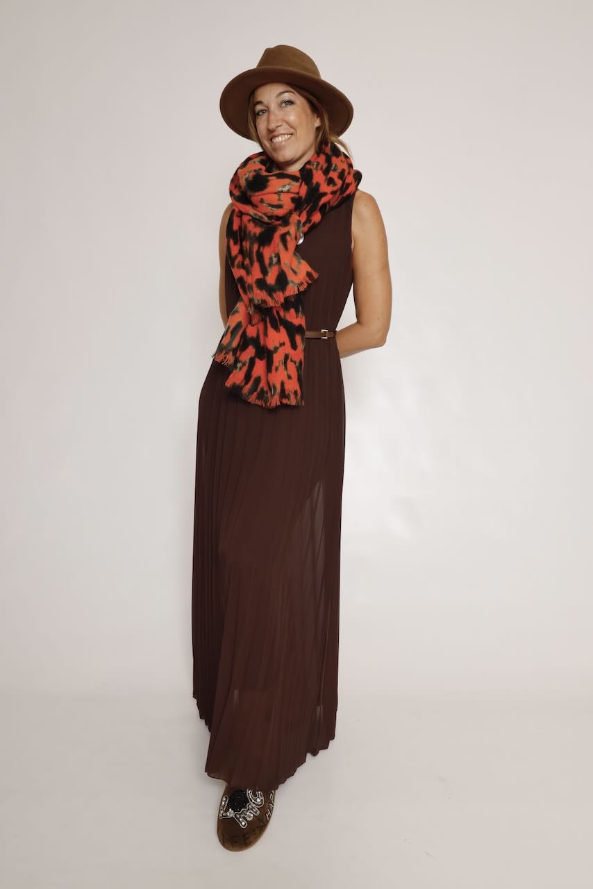 BUFANDA MALIN.7002512-NARANJA