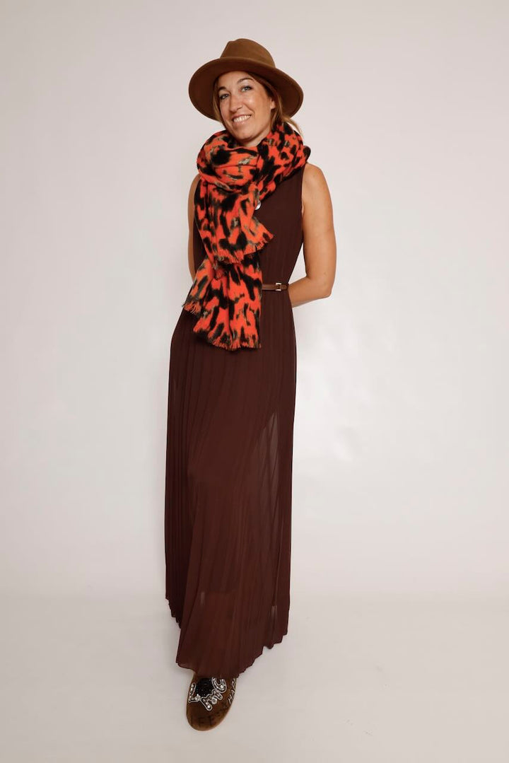 BUFANDA MALIN.7002512-NARANJA