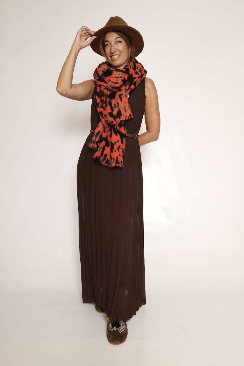 BUFANDA MALIN.7002512-NARANJA