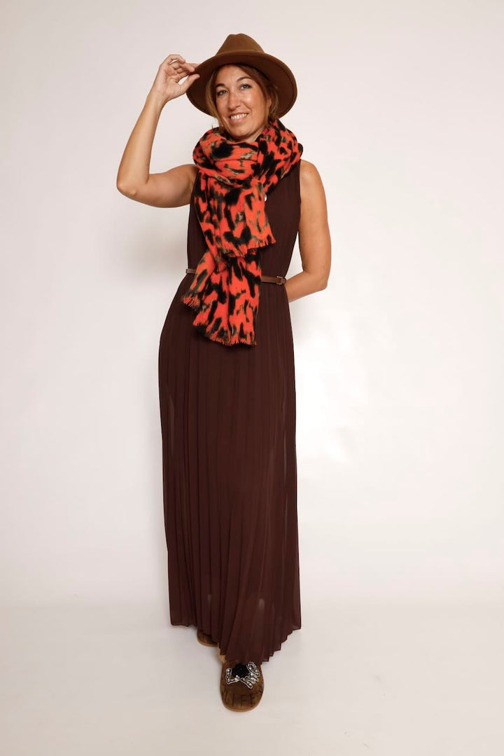 BUFANDA MALIN.7002512-NARANJA