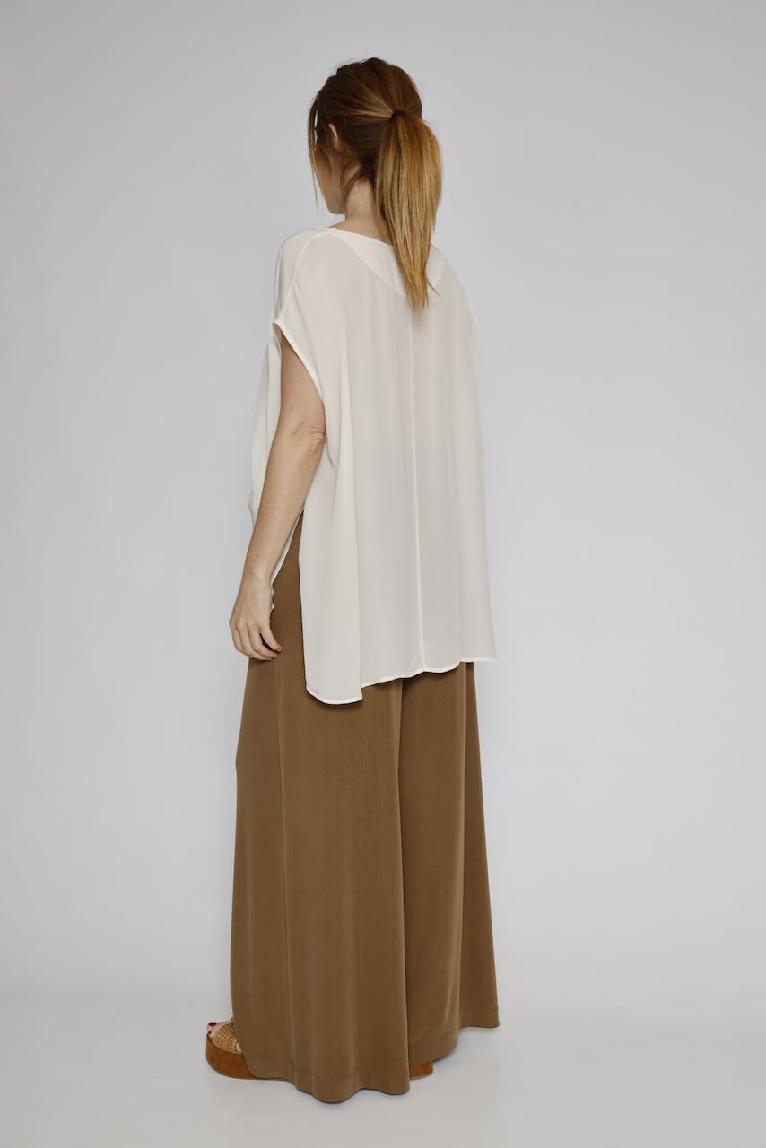 BLUSA/LARGONA P26AN003-LATTE