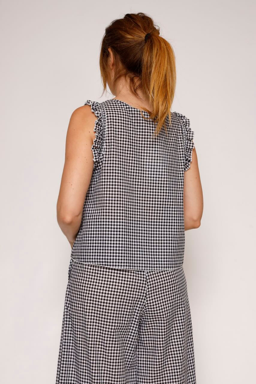 TOP P26BU104-BLANCO/NEGRO