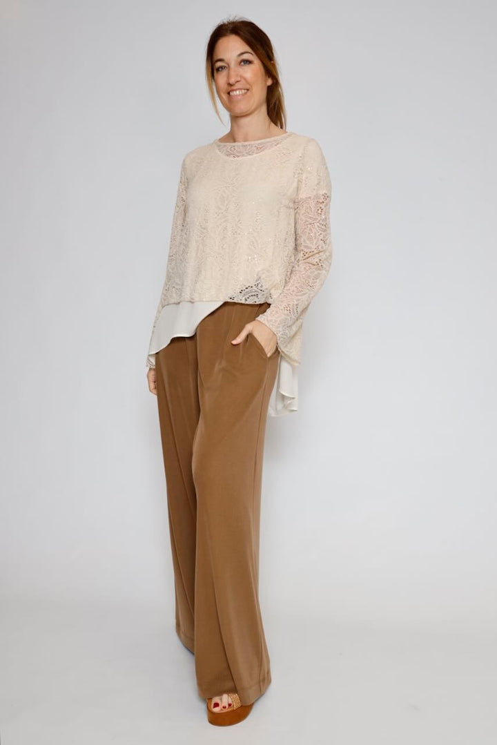 PANTALÓN 63-5095-CHOCOLATE