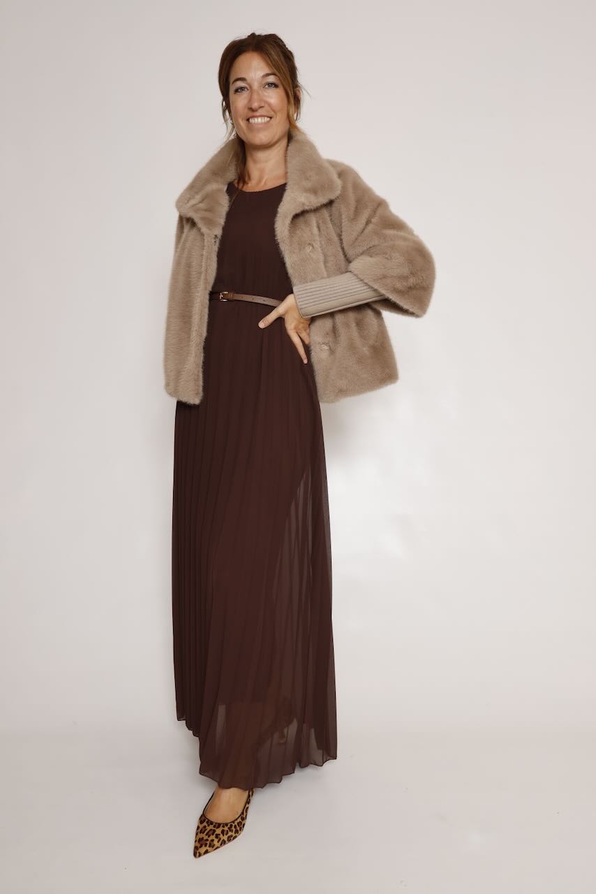 CHAQUETA MANGAS DESMONTABLES TAUPE NESRIN.7002611