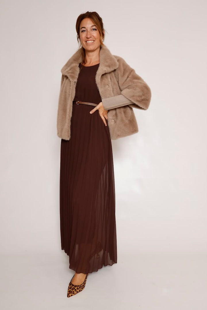 CHAQUETA MANGAS DESMONTABLES TAUPE NESRIN.7002611