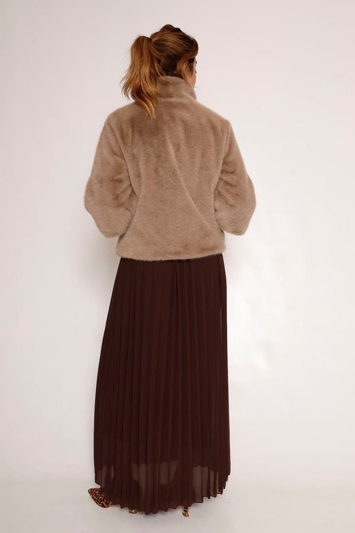 CHAQUETA MANGAS DESMONTABLES TAUPE NESRIN.7002611