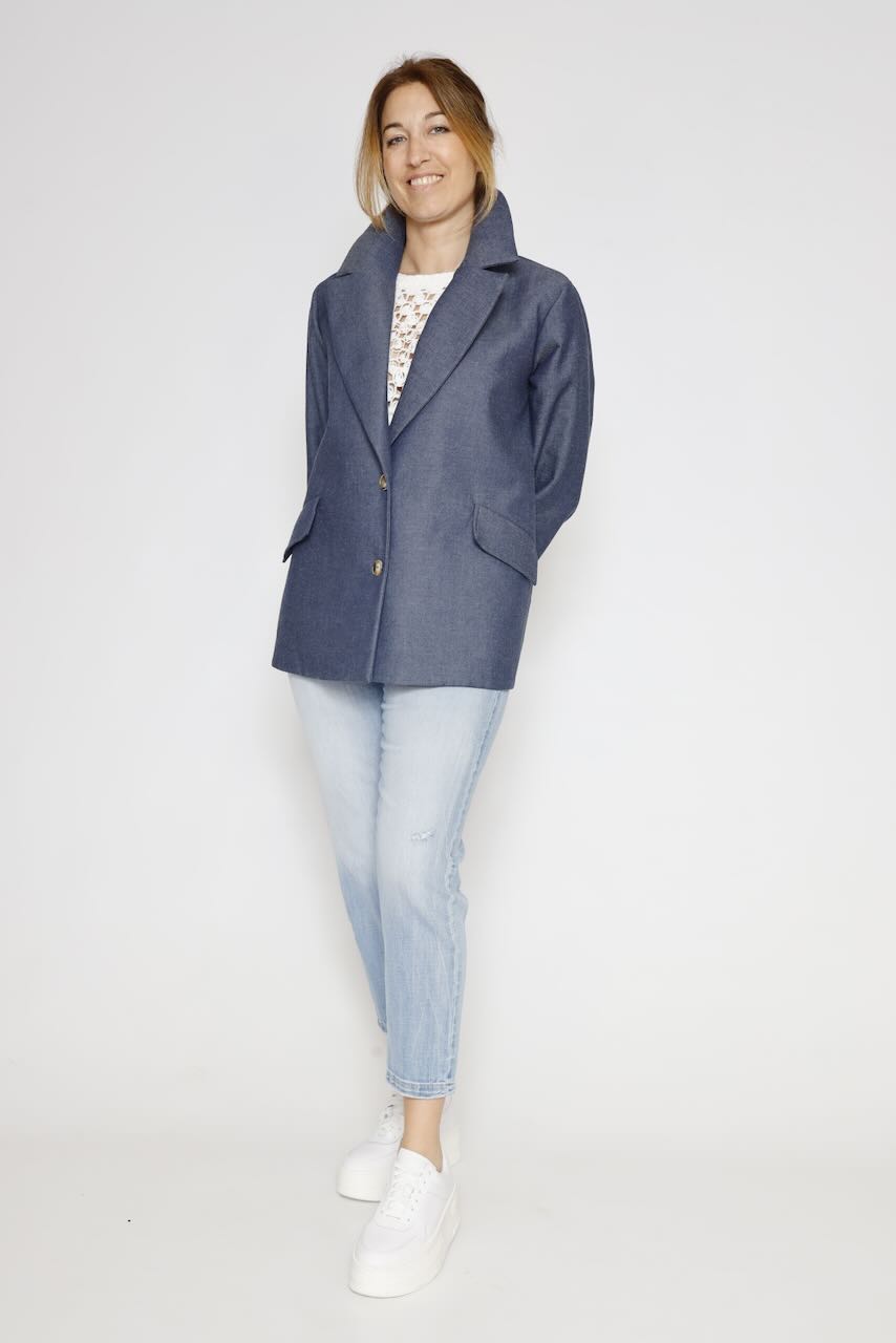 CHAQUETA S26M312-MARINO