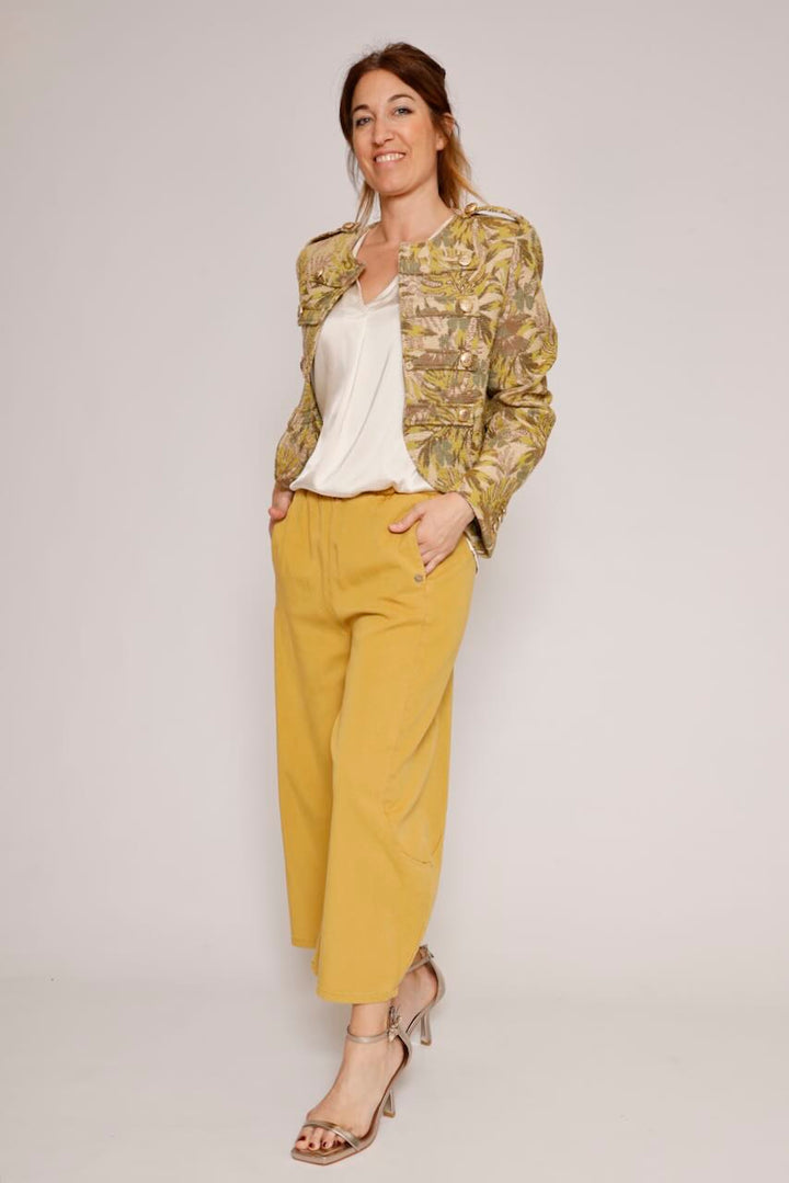 PANTALÓN P3OFCJMC17-MOSTAZA