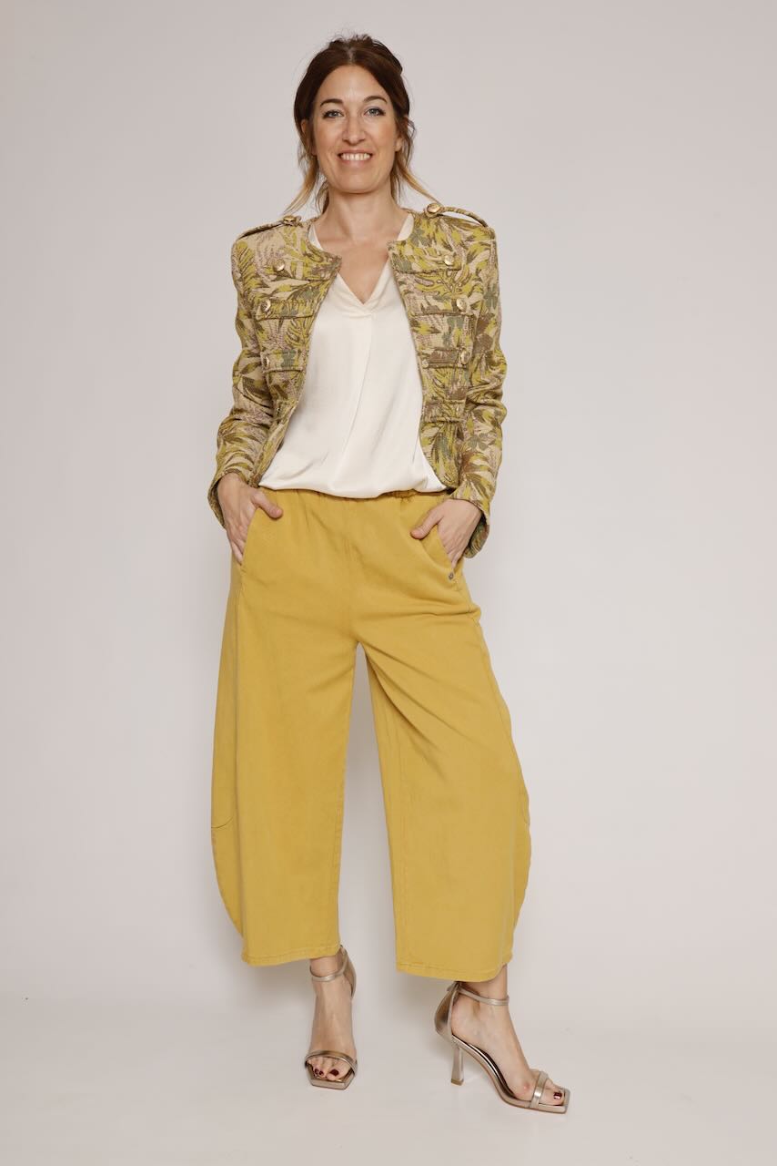 PANTALÓN P3OFCJMC17-MOSTAZA