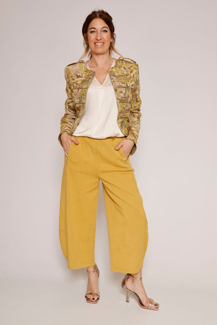 PANTALÓN P3OFCJMC17-MOSTAZA